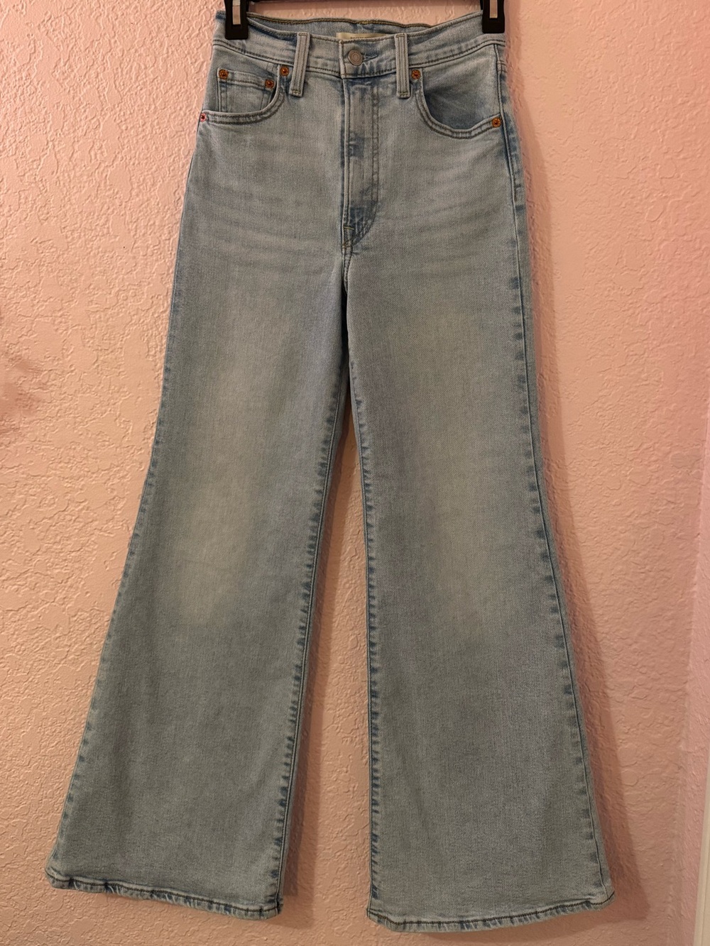 Levi's Ribcage Bell Light Blue Jeans